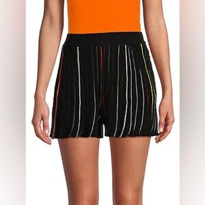 NEW Sonia Rykiel Stripe Pleated Shorts